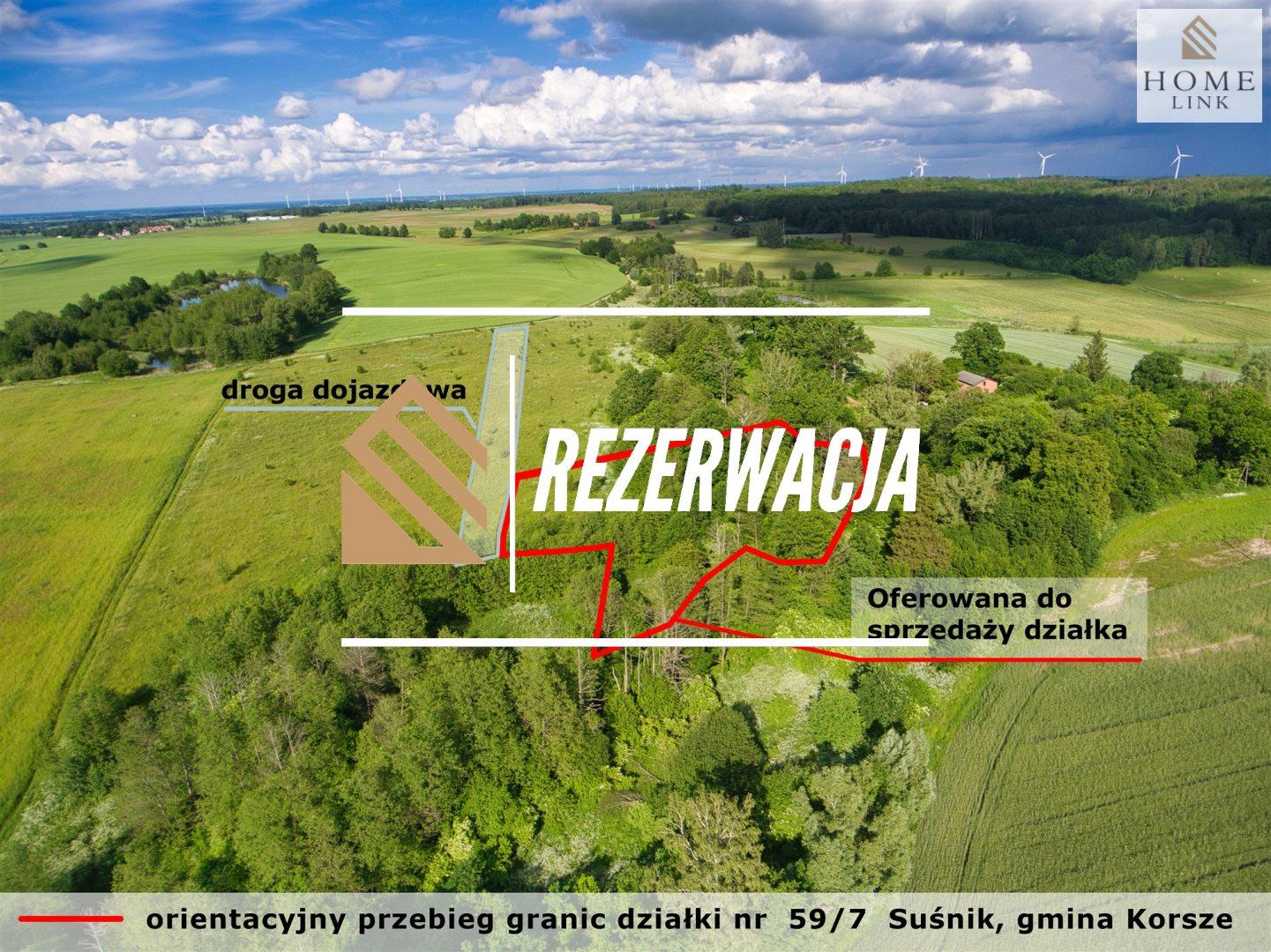 sprzedam działka Suśnik